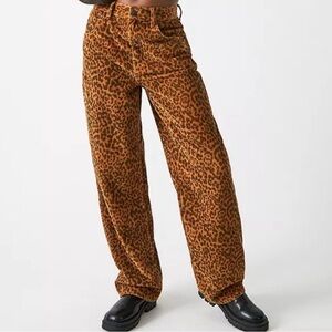 BDG Urban Outfitters Leopard Corduroy Pants 26